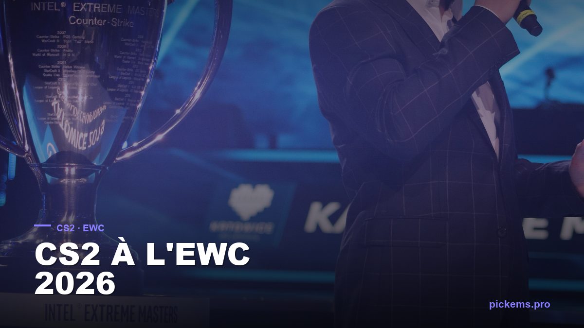 CS2 à l'EWC 2026 : la dernière semaine, celle qui compte le plus