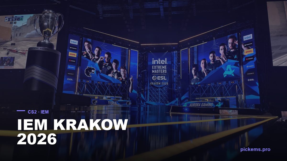 Vitality remporte l'IEM Kraków 2026 : ZywOo MVP, la France lance sa saison