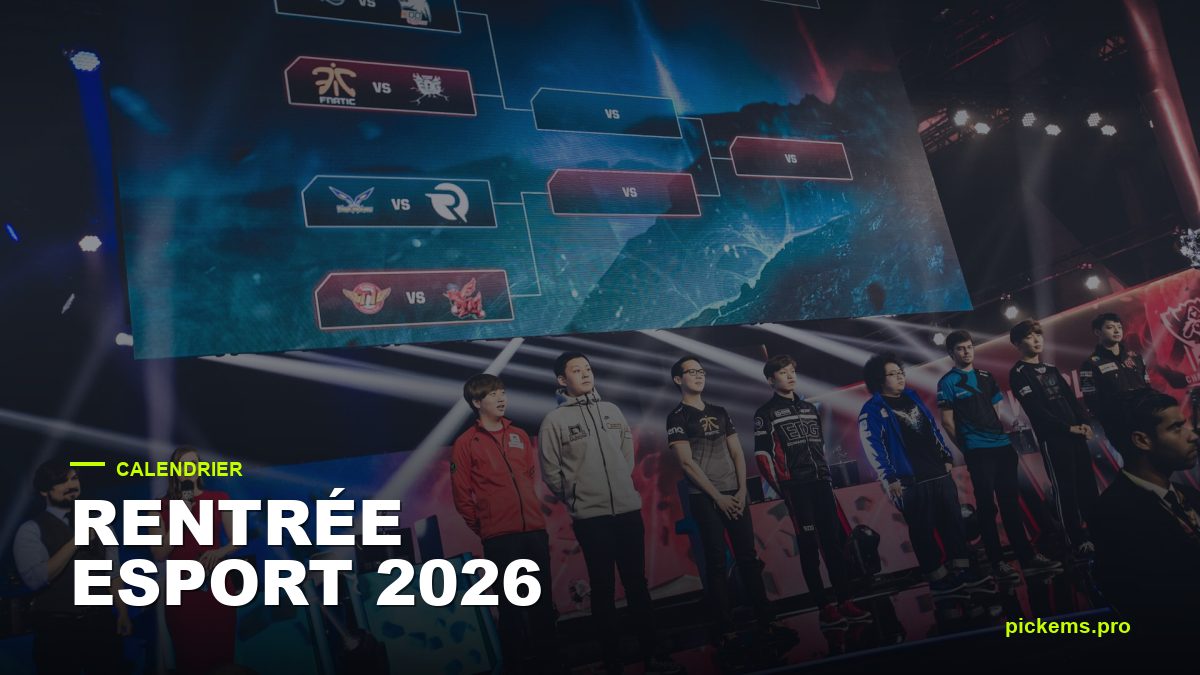 Rentrée esport 2026 : le calendrier RLCS Worlds, VCT Champions, ESL Pro League et Worlds LoL